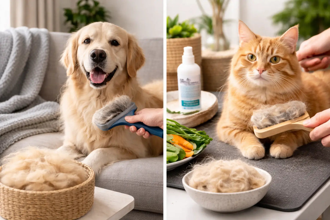 How to Reduce Pet Shedding at Home (Natural & Practical Tips That Work) FurFree Homes