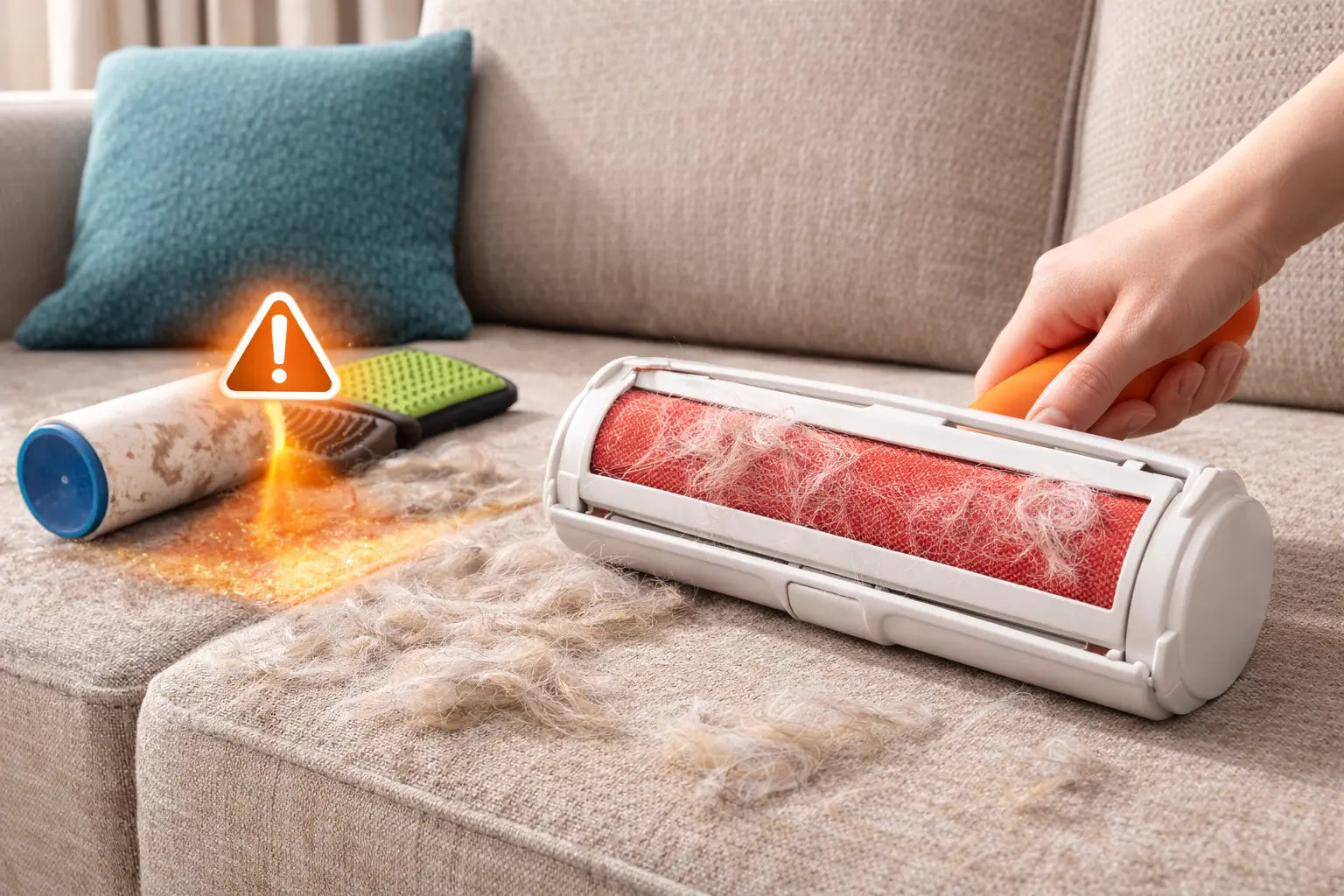 How to Remove Pet Hair From Furniture Without Damaging Fabric FurFree Homes