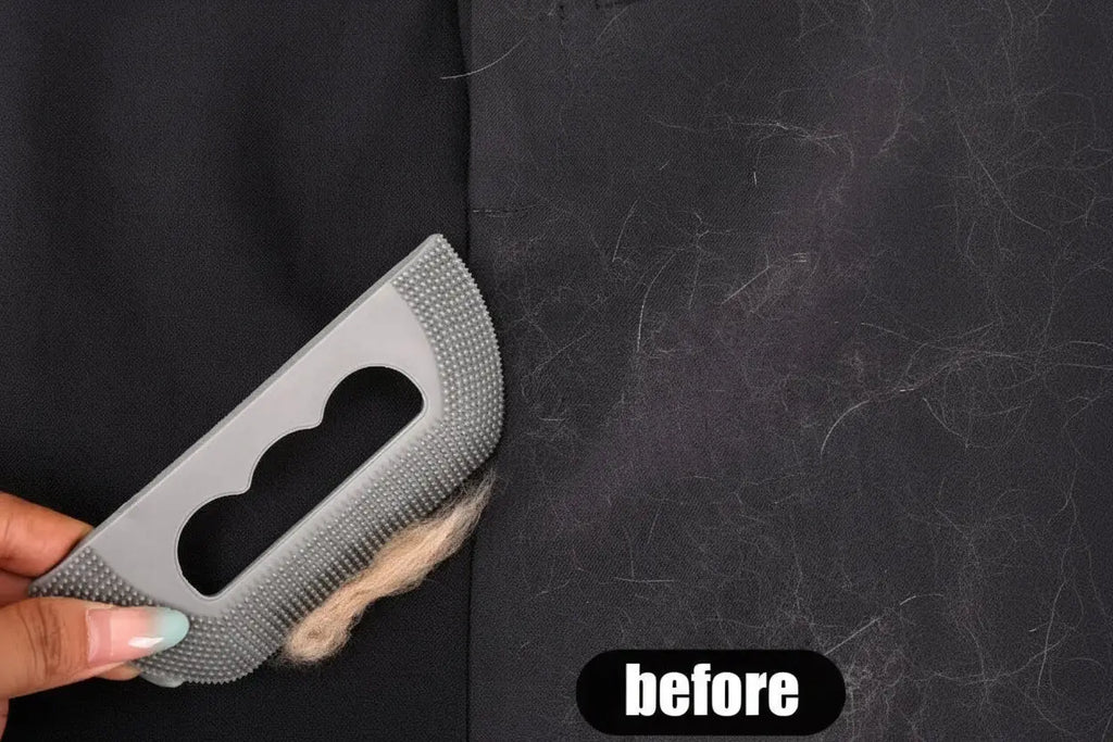 Silicone Pet Hair Remover Brush for Cats & Dogs | Reusable Waterproof Fur & Lint Scraper FurFree Homes