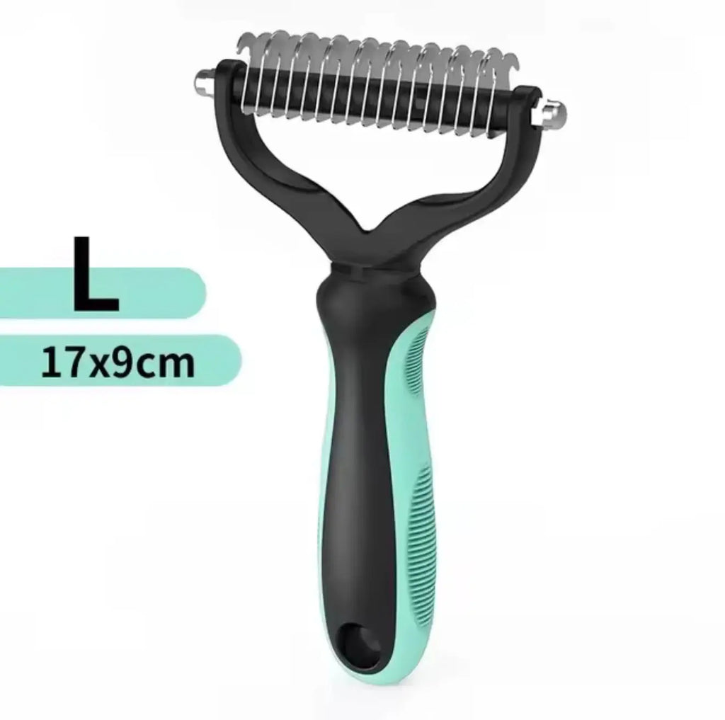 FurFree™ Double-Sided Stainless Steel Pet Hair Unknotting Comb Dropshipman