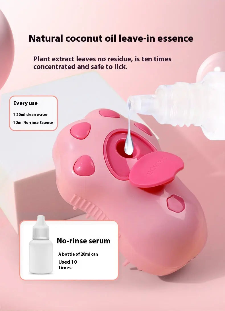 Pet Spray Comb Brush for Cats & Dogs | Massage Grooming Brush with Mist Spray FurFree Homes