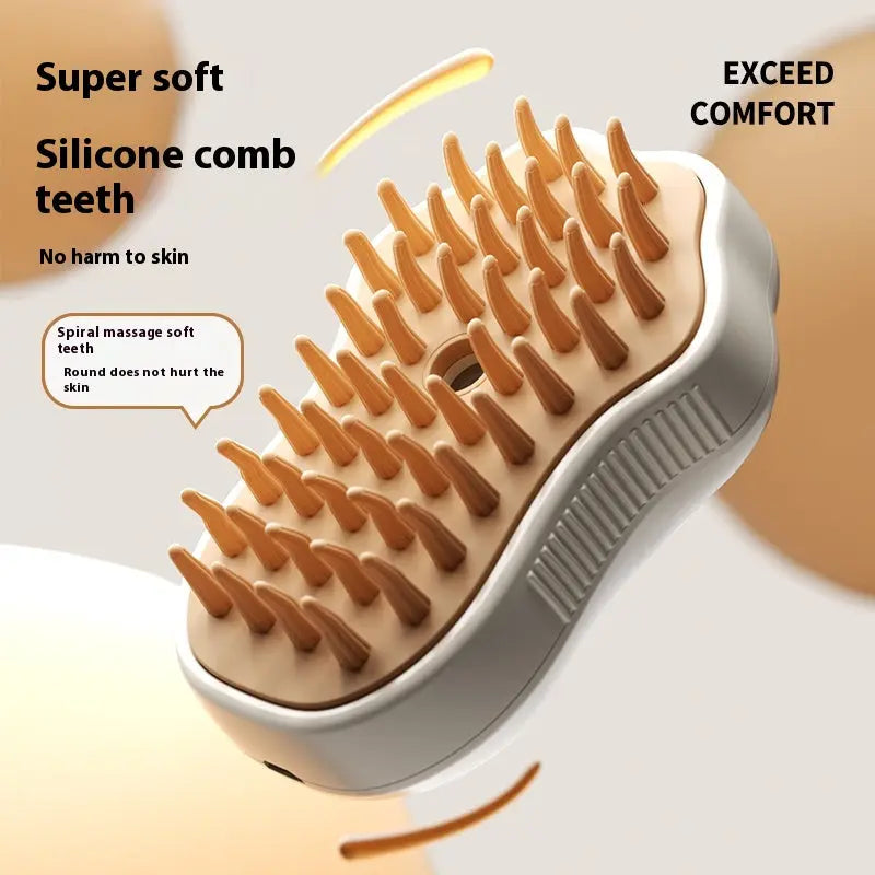 Pet Spray Comb Brush for Cats & Dogs | Massage Grooming Brush with Mist Spray FurFree Homes