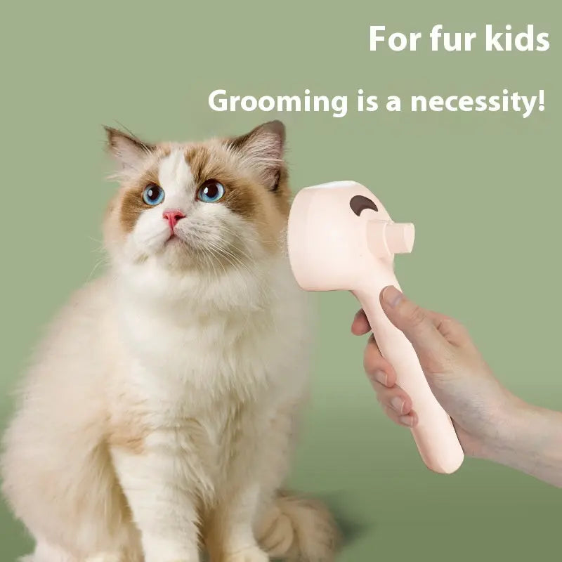 Pet Spray Hair Comb & Grooming Brush for Cats & Dogs | Water Mist Dematting Tool FurFree Homes