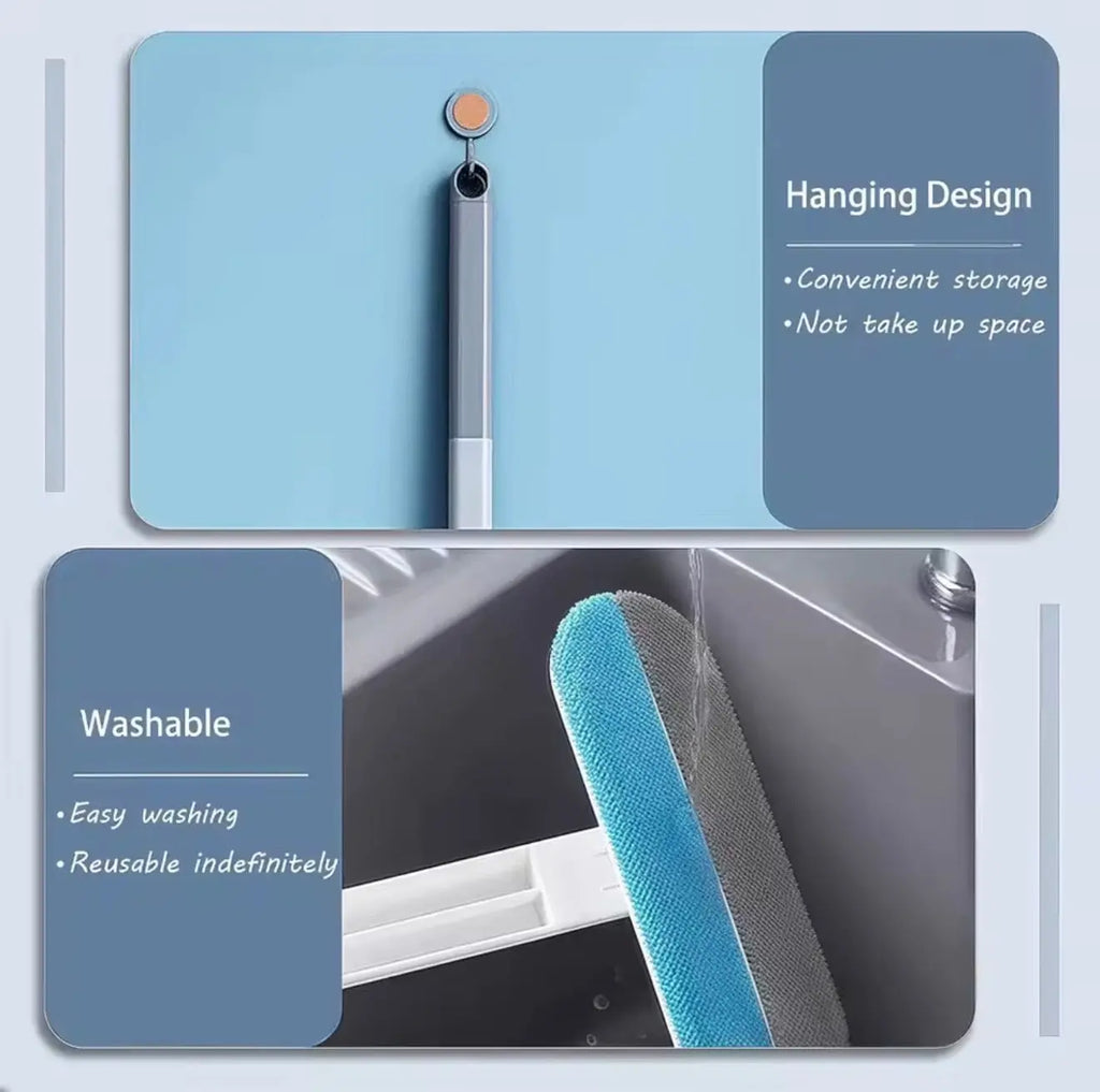 3-in-1 (2 Pack)Pet Hair Remover Brush – Long Handle Fur Cleaning Tool | FurFree Homes™ FurFree Homes