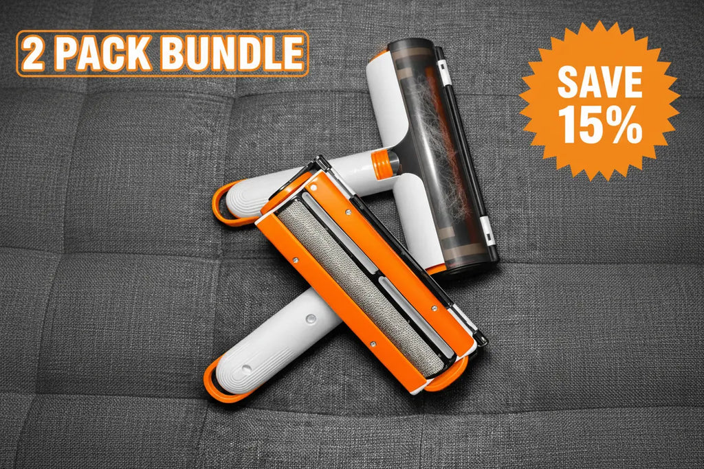 Fur Free Homes™ “2 Pack Bundle” Reusable Pet Hair Remover Roller for Dogs & Cats – SAVE 15% FurFree Home