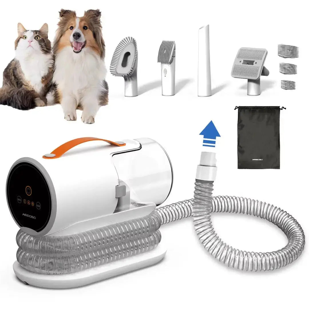 Pet Grooming Kit with Vacuum PG100 – Quiet Dog & Cat Grooming Vacuum, 12,000Pa Suction, Low-Noise Clippers, Shedding & Hair Removal System FurFree Homes