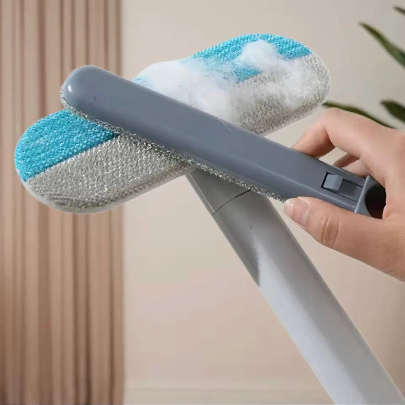 3-in-1 (2 Pack)Pet Hair Remover Brush – Long Handle Fur Cleaning Tool | FurFree Homes™ FurFree Homes