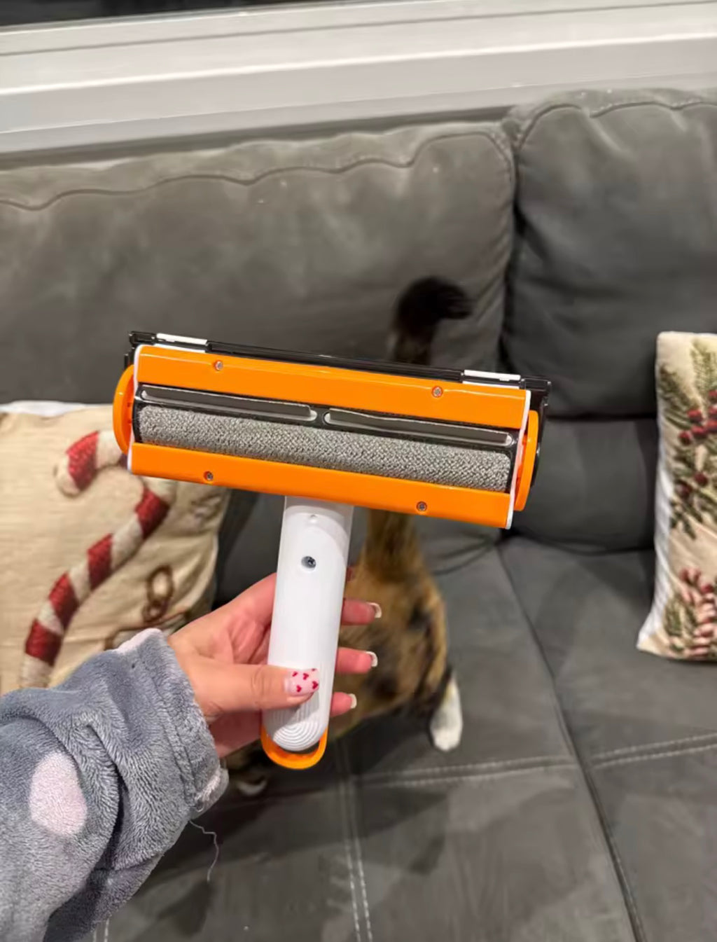 Fur Free Homes™ Reusable Pet Hair Remover Roller for Dogs & Cats – Portable & Washable