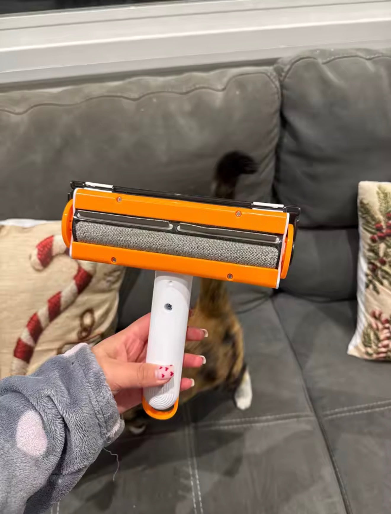 Fur Free Homes™ Reusable Pet Hair Remover Roller for Dogs & Cats – Portable & Washable