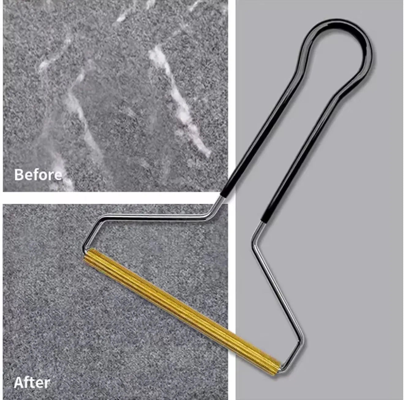 FurFree Homes™ Pet Hair Removal Carpet & Couch Rake – Heavy-Duty Fur Remover for Furniture, Rugs & Upholstery FurFree Homes