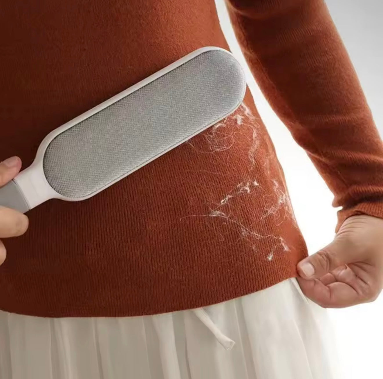 Fur Free Homes™ Double-Sided Pet Hair Remover Wand