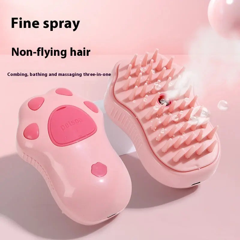 Pet Spray Comb Brush for Cats & Dogs | Massage Grooming Brush with Mist Spray FurFree Homes