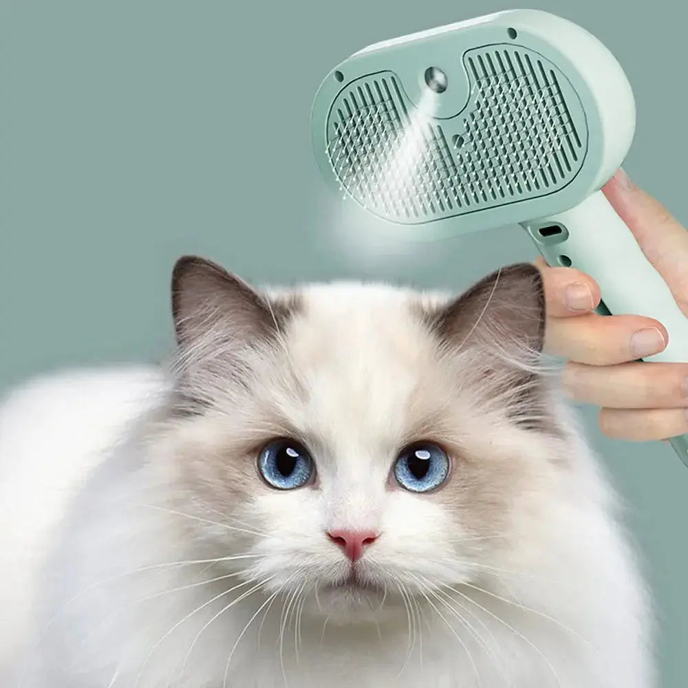 Pet Spray Hair Comb & Grooming Brush for Cats & Dogs | Water Mist Dematting Tool FurFree Homes