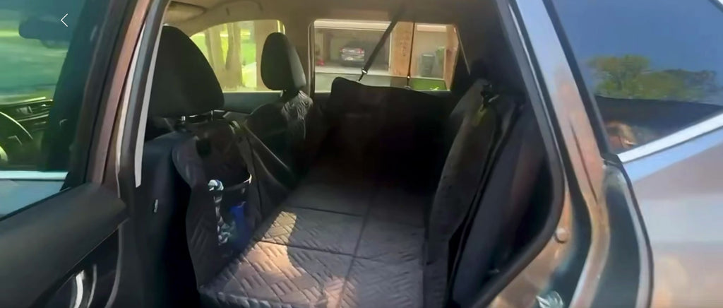 FurFree Homes™ Dog Car Seat Cover Hammock – Waterproof Heavy-Duty Scratch-Resistant Anti-Slip Rear Seat Protector for Dogs & Pets